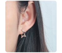 Silver Hoop Earring HO-2613